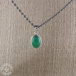 Pingente de quartzo verde  8,08ct  prata925