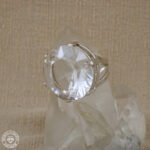 Anel de cristal de rocha