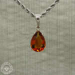Pingente de citrino Rio Grande  4,47ct Prata925