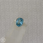 Anel de topázio azul Sky Blue