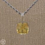 Pingente de citrino  10,17ct   Prata 925