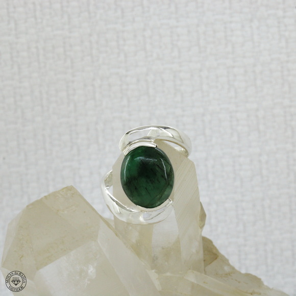 aesm082 anel de esmeralda 3,63ct cod102 Anel de esmeralda cabochão