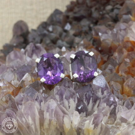 Brinco de ametista 4,90ct Prata925