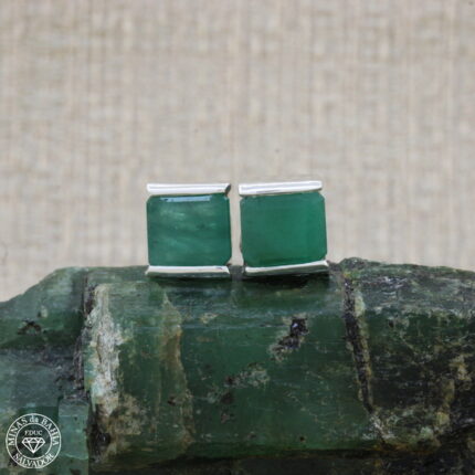 Brinco de esmeralda 3,29ct