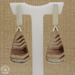brinco de quartzo lodolita 30,31ct