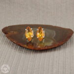 brinco de opala de fogo 3,60ct