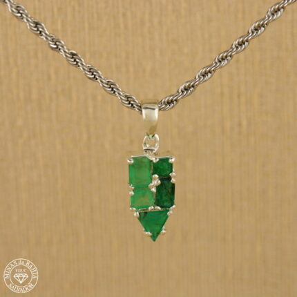 pingente de esmeralda 1,76ct