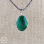 pingente de malaquita 30,45ct