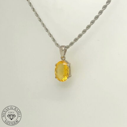 pingente de opala de fogo 4,18ct