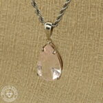 pingente de quartzo rosa 8,96ct