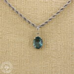 pingente de topázio azul 2,35ct