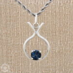 Pingente de topázio azul 1,44ct