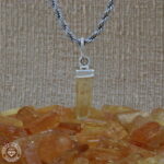 pingente de topázio imperial bruto 4,52ct