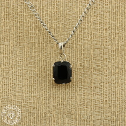 pingente de turmalina negra 4,86ct
