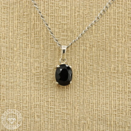 pingente de turmalina negra 2,56ct