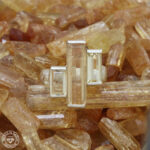 anel de topázio imperial  6,88ct  Prata925