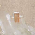 Anel de topázio imperial  3,98ct  prata925