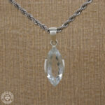 Pingente de água-marinha  3,51ct  Prata 925