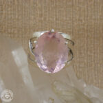 Anel de quartzo rosa 8,36ct