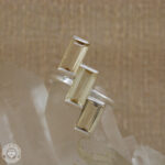 Anel de topázio imperial  4,46ct  Prata 925