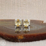 Brinco de topázio imperial 1,62ct Prata925