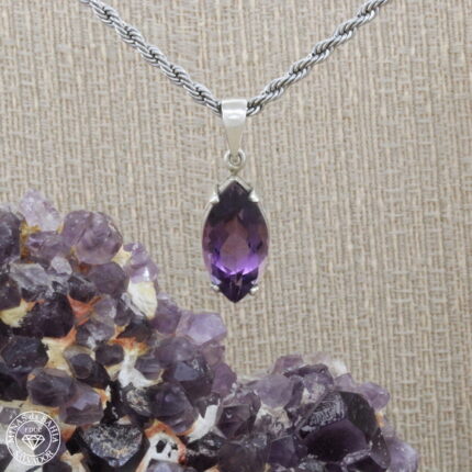 Pingente de ametista 5,61ct   Prata925
