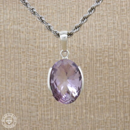 Pingente de ametista 7,84ct Prata 925
