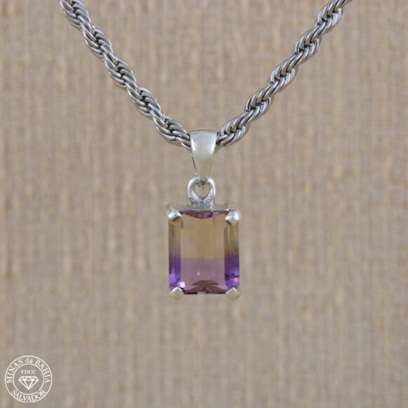 pamtbi030 pingente de ametrino 2,47ct cod111 Pingente de ametrino