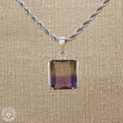 Pingente de ametrino 7,39ct Prata 925