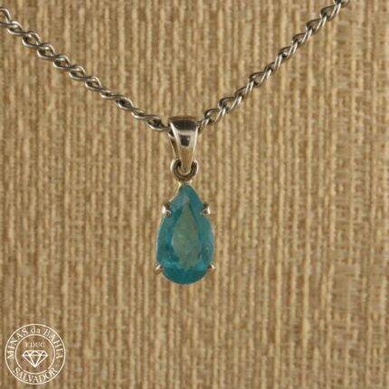 Pingente de apatita azul 1,94ct   Prata925