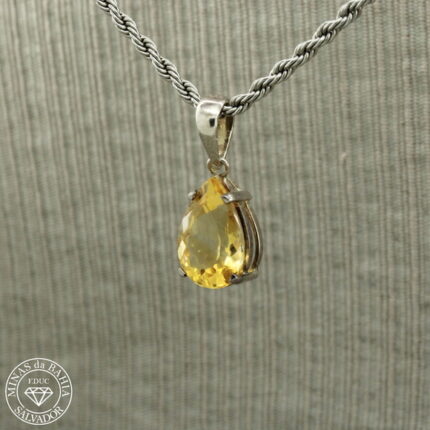 Pingente de citrino 4,88ct   Prata925