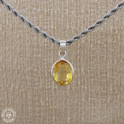Pingente de citrino 4,31ct Prata925