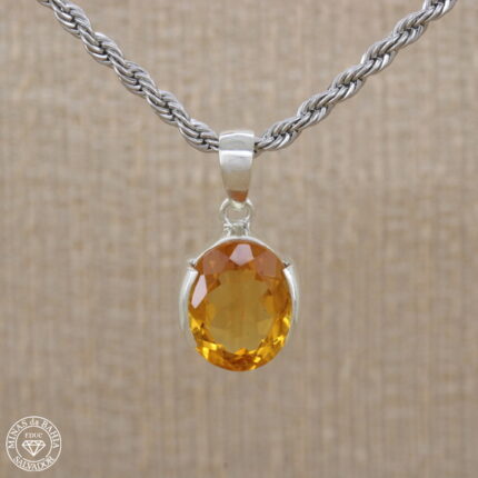 Pingente de citrino 4,74ct Prata925