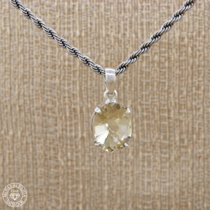 Pingente de citrino natural 6,29ct   Prata925