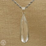 Pingente de cristal de rocha 16,70ct   Prata925