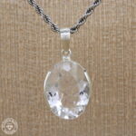 Pingente de cristal de rocha 15,57ct Prata925