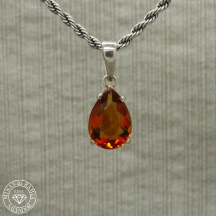 Pingente de citrino Rio Grande 4,47ct Prata925