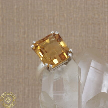 Anel de citrino 11,82ct