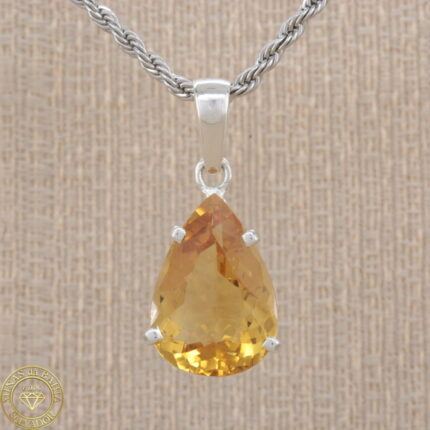 Pingente de citrino 11,38ct