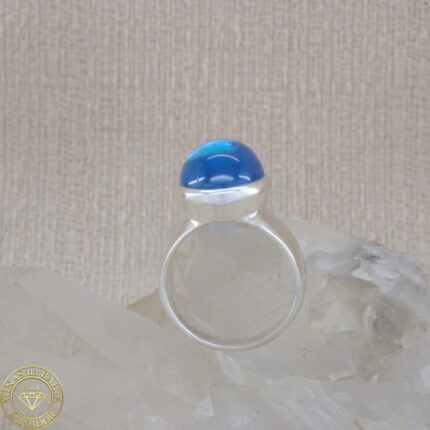 Anel de topázio azul 14,44ct